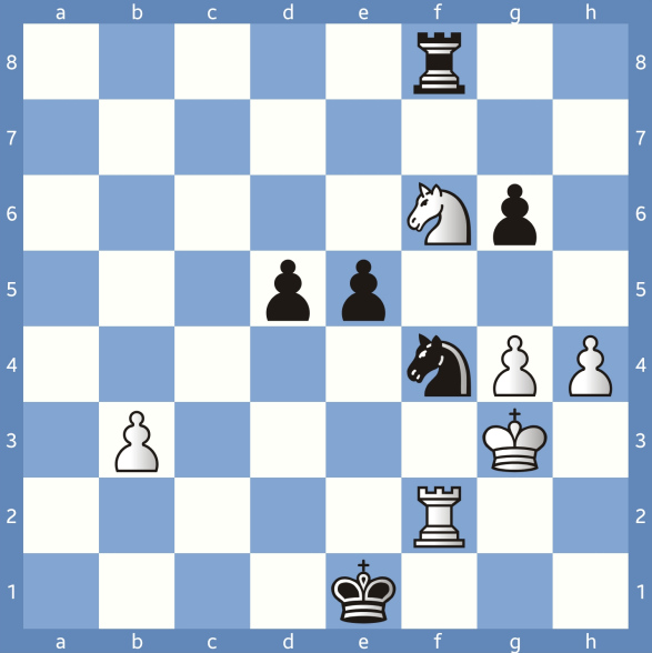 Position after Black’s 51st move