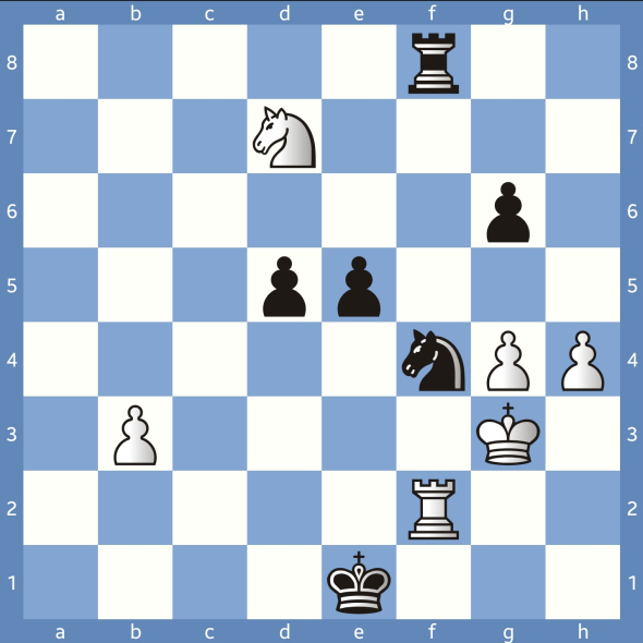 Position after White’s 52nd move