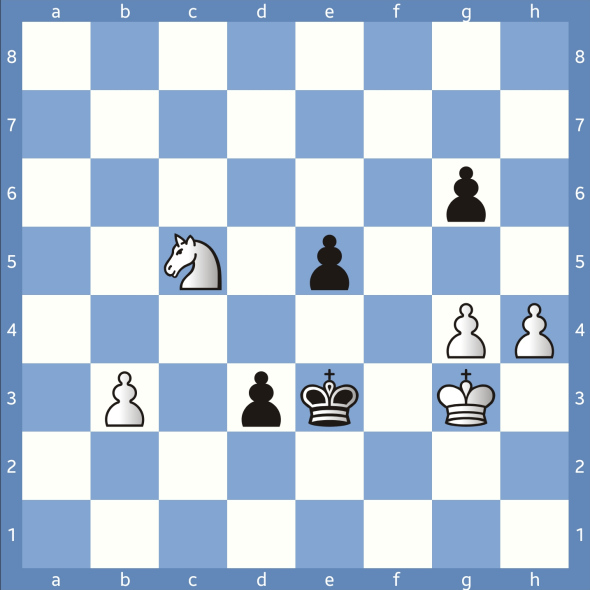 Position after Black’s 56th move