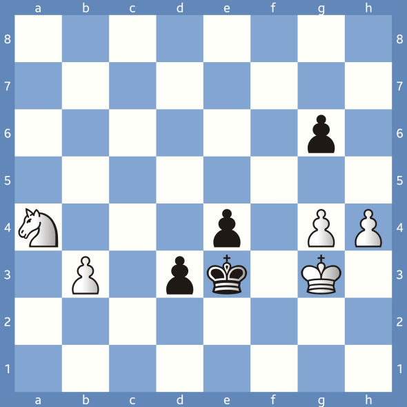 Position after Black’s 57th move